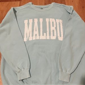 Sunkissed Coconut Malibu Oversized Light Blue Hoodie